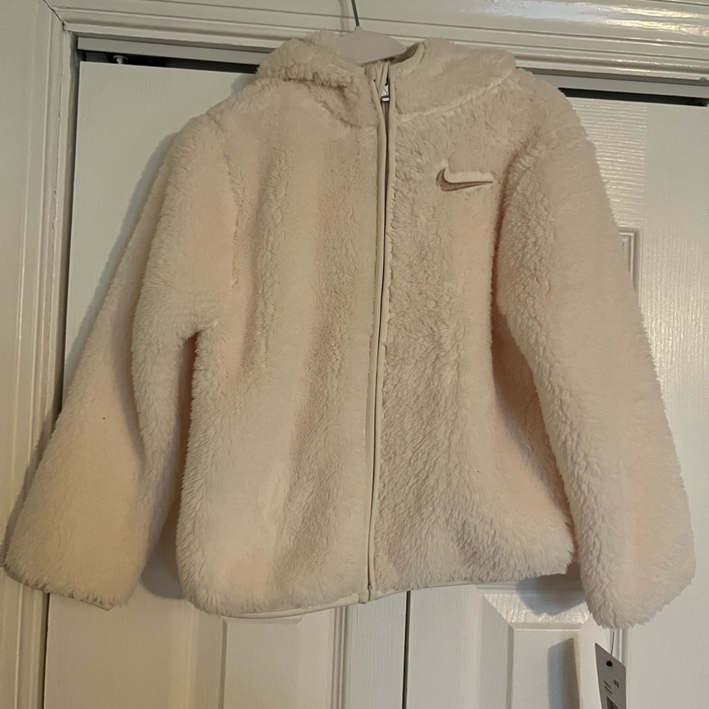Nike Kids Soft Cream Fleece Jacket